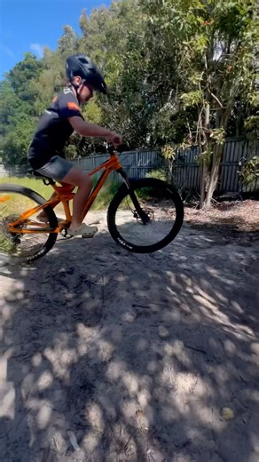 The boys hitting the jumps