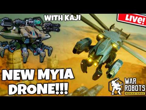 LIVE Testing New MYIA Drone With Kaji | War Robots 11.8 Gameplay Review