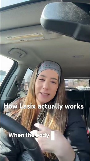 How lasix (furosemide) actually works #ernurse #nursingstudent #criticalcare