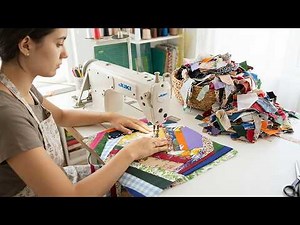 (Full Process) Easy sewing project with scrap fabric - Cutting & Sewing