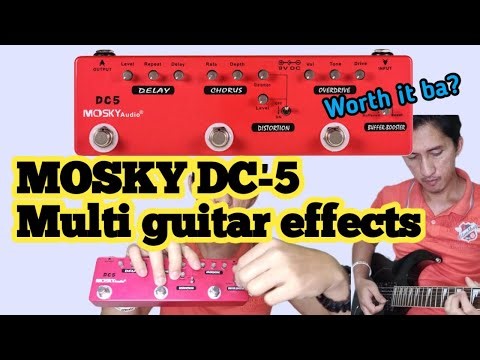 MOSKY DC-5 Guitar Multi Effects Review I McfloodTV