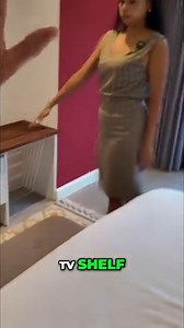 23K views · 109 reactions | Take a quick tour of this bedroom, complete with a comfortable queen-size bed and plenty of storage. See how to maximize your space with a TV shelf and wall storage. It's all about making the most of your room! #BedroomTour #QueenSizeBed #StorageSolutions #HomeDecor #SpaceSaving | Perfect Homes Chiangmai | Facebook