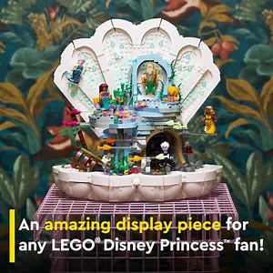 44K views · 1.2K reactions | Dive into the great ocean blue and take a tour of Ariel’s Royal Clamshell. What’s your favorite detail? 隆‍♀‍ Find out more: lego.com/product/the-little-mermaid-royal-clamshell-43225 | LEGO | Facebook