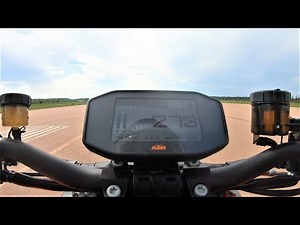 Super Duke 1290 R Top Speed Run On Airfield