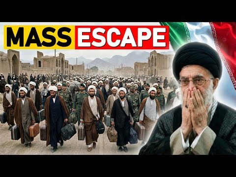 IRAN REGIME IMPLODES: Elite Mullahs & Relatives PACK BAGS for Europe as Police ABANDON Khamenei!