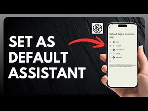 How to Set ChatGPT as Default Assistant on Android (Replace Google Assistant & Gemini!)