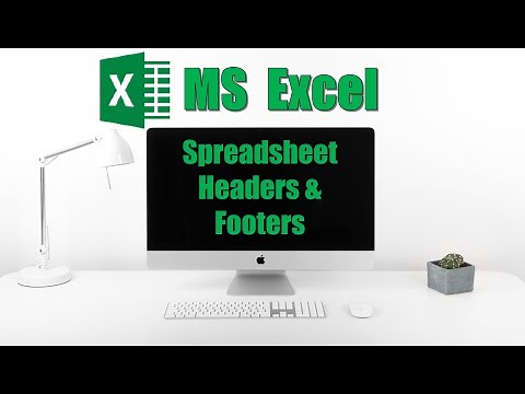 Inserting Headers and Footers in Excel Spreadsheet