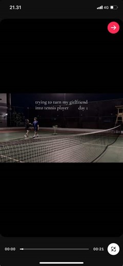 Transforming My Girlfriend into a Tennis Player: Day 1