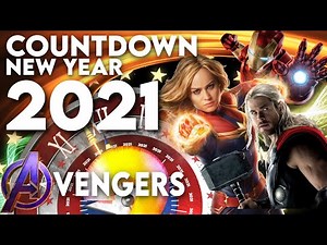 New Year Countdown 2021 - AVENGERS - 4K - Free to use