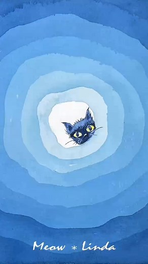 Let's paint a cat quick and easy in watercolor #art #cat #watercolor | LINDAartdiary