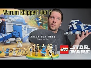 Roger Roger and Clatter Clatter 😂😂!! LEGO Star Wars Set 75435 Separatist MTT *Review*