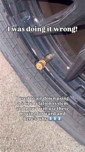 t4rdave on Instagram: "I used to hook up a 4 tire deflation system to air down but I’m going to use these moving forward! Why I plan to use tire deflators over a 4-tire hose setup 👇 • Faster to set, forget, and walk away • No bulky hose system to untangle • Each tire bleeds down evenly without babysitting • Compact enough to keep in any rig • Perfect for quick air down before hitting the trail Simple gear. Consistent results. Ready to roll. Check out @staun_tyre_deflators #toyotasocal #toyota #
