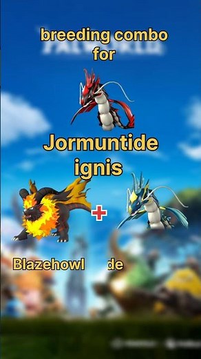 How to breed jormutide ignis | palworld breeding guide | #palworld