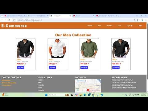 E-Commerce Website from Scratch | Part 2 (HTML & CSS) | Marathi