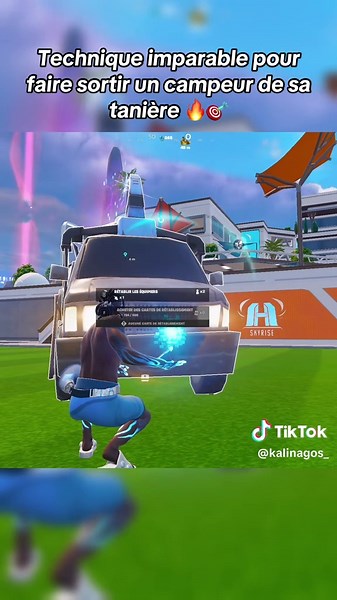 Technique imparable pour faire sortir un campeur de sa tanière 🔥🎯 #fortnite #fortnitefr #fortnitebr #kalinagos #fortniteclips