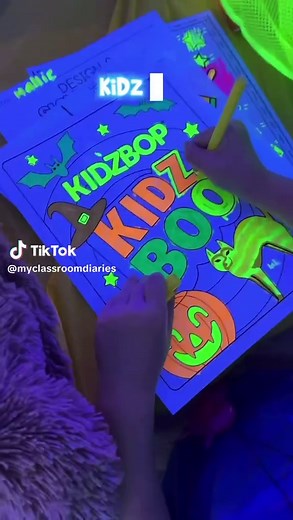KIDZ BOO-gie with us! Have a KIDZ BOO Halloween dance party with us! 👻 🎃 Glow day must haves include: 💚 Glow sticks ✏️Fun math games 🎶 Spooktacular KIDZ BOP Halloween playlist! KIDZ BOP has all your classroom-friendly Halloween hits – Listen now! #linkinbio #KIDZBOPTeacherAmbassador #Ad @KIDZ BOP