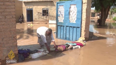 Sudan flooding: The Nile's rising water levels affecting towns