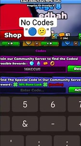 here's some new codes for the game(desc) #roblox #noob