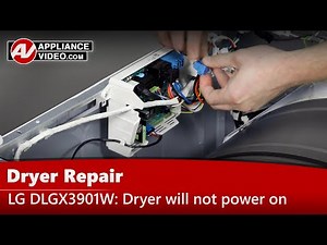 LG Dryer Repair - No Power - PCB Main Control Board