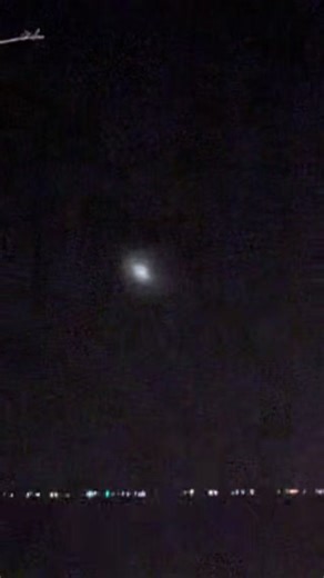 We just saw a UFO that scared the crap out of all of us! A bright light that started small and got so close. Made a smoke ring and then dimmed and disappeared. #alien #UFO #malakofftx #Crazy