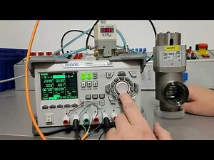 High Vacuum valve control SMC