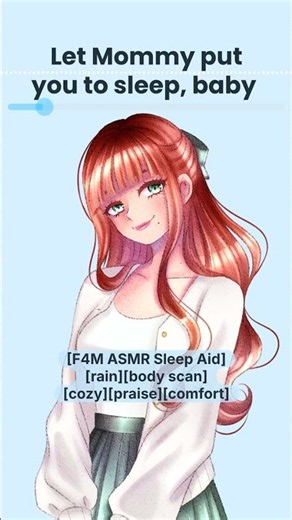 Let Mommy put you to sleep, baby [rain][body scan][F4M ASMR Sleep Aid][cozy][praise] #asmrsleepaid