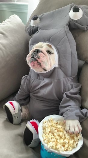 1.1M views · 10K reactions | ✋ STOP ✋.... It's hammer time....麗 Happy #sharkweek everyone! 麗 As for my bucket of sharkcorn........you can't touch this....麗...#eggnog #eggnogthebulldog #sharkweek2022 #canttouchthis #sharksighting #sundayvibes #hammerheadshark #dog #dogs #weeklyfluff #dailyfluff #pubityreels #pupflix #slpets #countryliving #ghsealofcute #9gagcute #heyjenlookatme | Eggnogthebulldog | Facebook