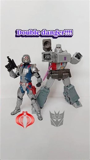 Bad boys! #transformers #megatron #gijoe #cobracommander