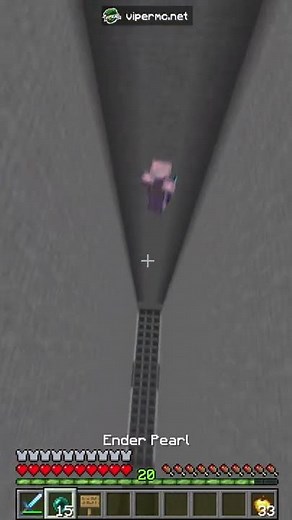 Construí una BASE de AGUJEROS en Minecraft HCF! 😵‍ #shorts