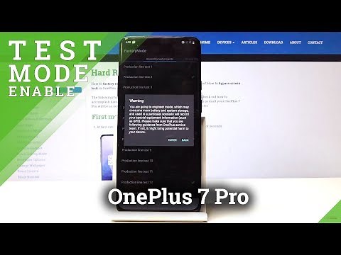 How to Activate Test Mode in OnePlus 7 Pro - OnePlus Testing Module
