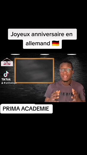 Comment chanter joyeux anniversaire en allemand ?
