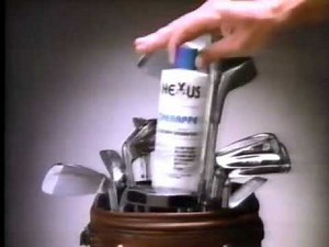 Nexus shampoo ad from 1986