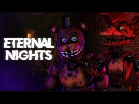 Three friends versus killer animatonics.... ROBLOX ETERNAL NIGHTS