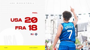 The USA 3x3 Women’s National Team advanced to the quarterfinals with a 20-18 win over France. Hailey Van Lith led the U.S. with 12 points: https://www.usab.com/news-events/news/2022/06/3x3-wwc---day-2.aspx | USA Basketball