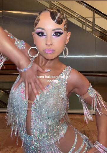 she’s backkkk #makaylaandrews #asmrballroomhairgirl #latinballroom #dwts #dancingwiththestars