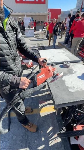 @HiltiNorthAmerica DGH150 surface grinder at WOC2025