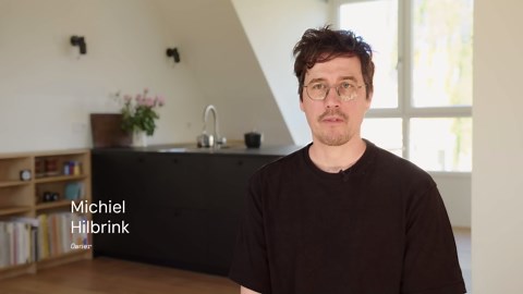 Contemporary Attic Conversion for Family of Three, Amsterdam 60sqm/645sqft