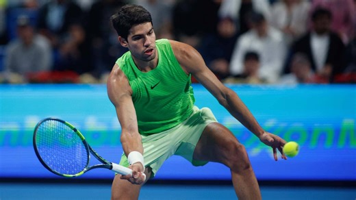 Carlos Alcaraz saves 2 set points in Doha opener, but spins magic for 150th hard-court win | ATP Tour | Tennis
