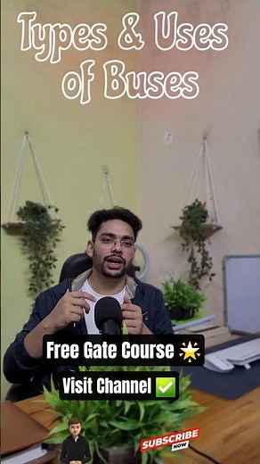 Types & Uses Of Buses || Computer Organization and Architecture #computerorganization