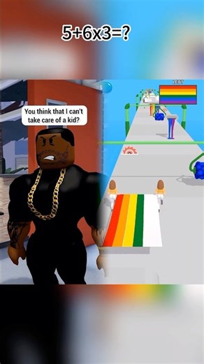 THIS SCARY BLACK MAN WANTS TO ADOPT ME BUT HE... 😰😰😰 #roblox #robloxedits #shorts