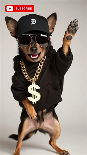This dog just performed an insane hip-hop rap show! 🎤🐶🔥Crazy