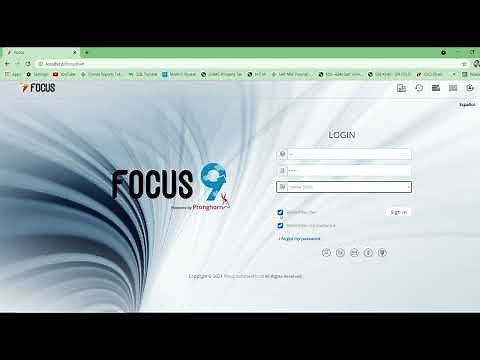 How to login into Focus9 ERP Part 1