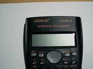 Научный калькулятор JOINUS JS-82MS-A (клон CASIO fx-82MS) - обзор. Часть 1. Простейшие операции