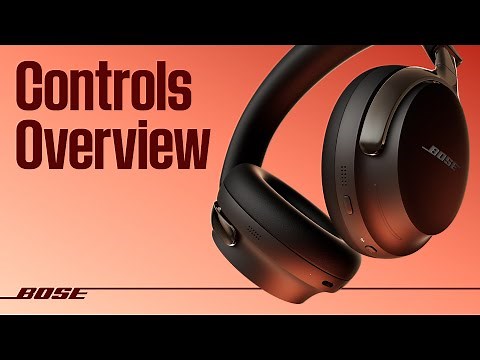 Bose QuietComfort Ultra Headphones (2nd Gen) – Controls Overview