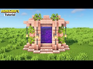 Minecraft 1.20 | Cherry Wood Nether Portal