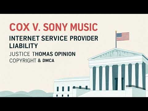 SCOTUS sides with Cox in copyright dispute over pirated music with Sony: Court Opinion by Thomas