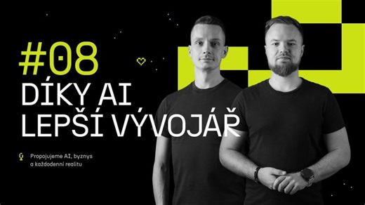 „90 % kódu, který napíšu, je vygenerovaný AI.“ - #08 | Díky AI lepší vývojář | Filip Oborník