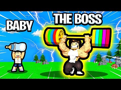 Lifting until I BECOME MAX LEVEL! - Roblox Gym Tycoon