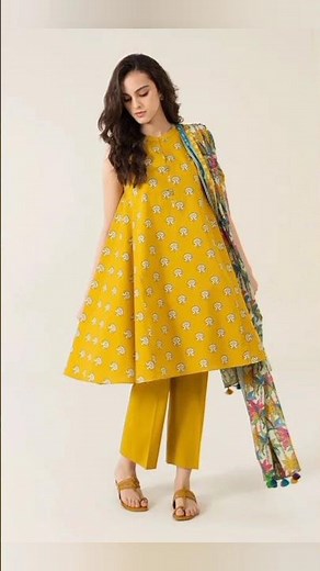 Lawn Short Frock Designs 2025//Summer Short Frock Designing Ideas 2025#shortfrocksdesigns#shortfrock