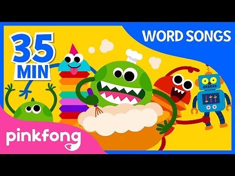Word Songs | Canciones de Palabras en Inglés | Aprender Inglés para Niños | +Recopilación | Pinkfong